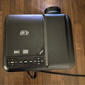 Portable DVD Movie Projector Home Theater Black